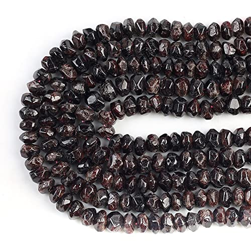 10 * 15mm Garnet Irregular Cuentas de Piedra Natural Corte Especial Genuino escaceros Sueltos Perlas for joyería Bricolaje Haciendo Pulseras