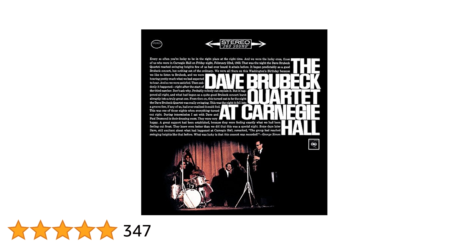 ザ・デイヴ・ブルーベック・カルテット At Carnegie Hall レコード At Carnegie Hall : Dave Brubeck | HMV&BOOKS online - SRCS-9365/6