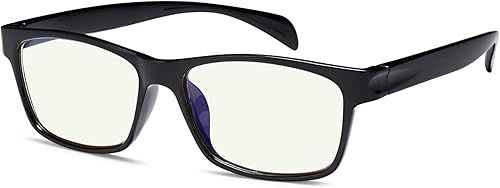 Lentes Gamma Ray Optics 003UV protección contra deslumbramiento tintado ámbar para computadora de lectura antirayos azules dañinos en marco