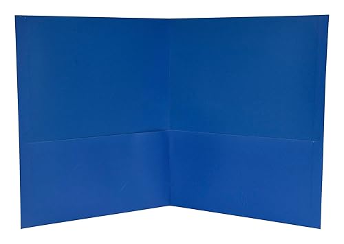 Vista 52 de School Smart Carpetas de 2 bolsillos, colores surtidos, paquete de 25 - 084900 Colores Variados