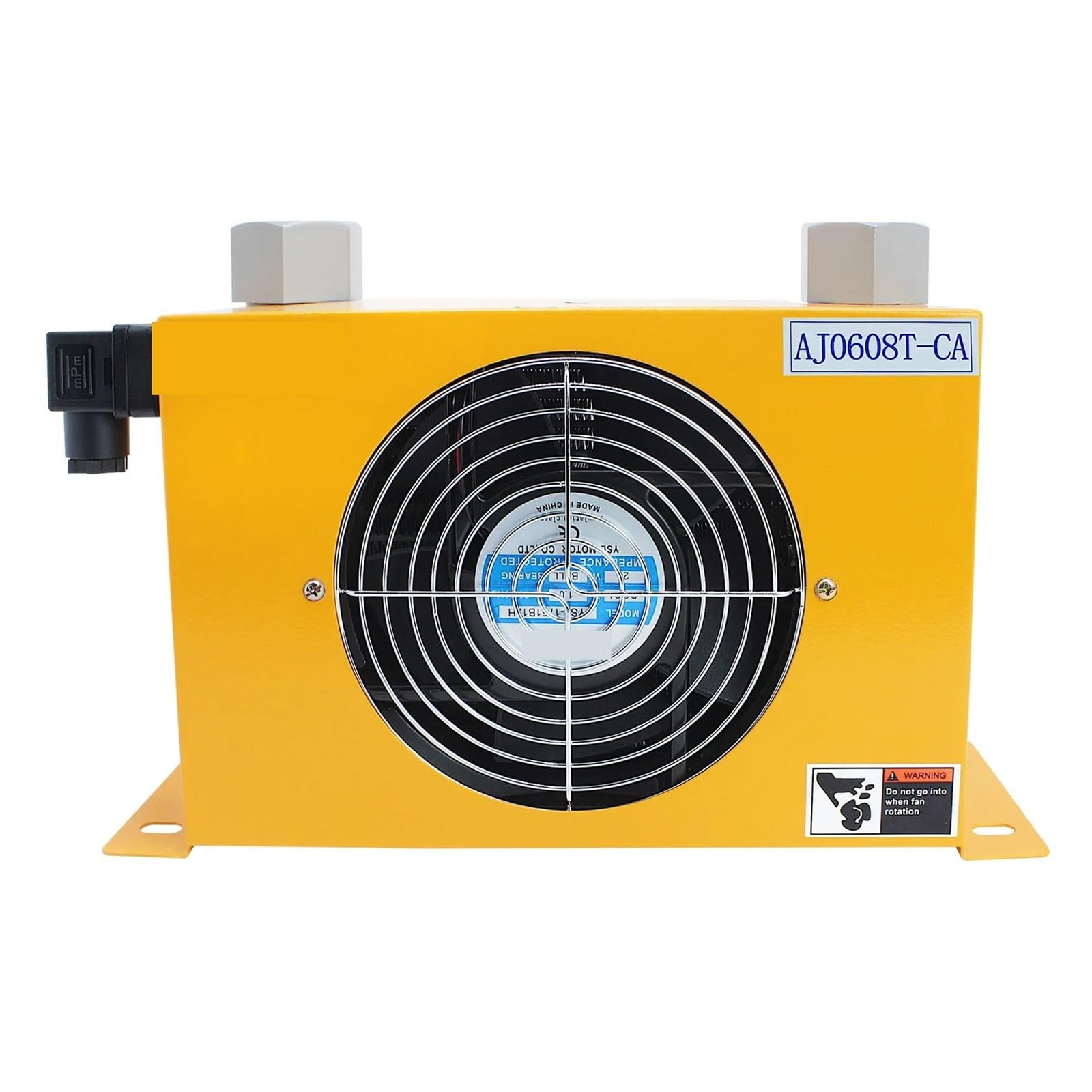 AJ0608T-CA 60L/min Air Cooler Radiator Sheet CNC Machine Tool Hydraulic Oil Reduction High Temperature Oil Fan Multiple Uses(AC110)