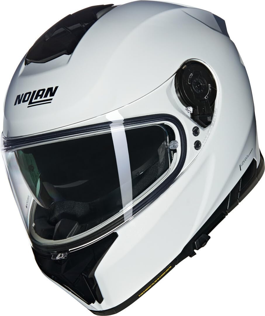 Nolan Men's White N80-8 Classico N-Com Helmet
