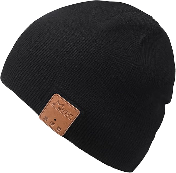 Bluetooth Beanie for Men Hat with Headphones,Unisex Tech Gifts Stocking Stuffers Adults