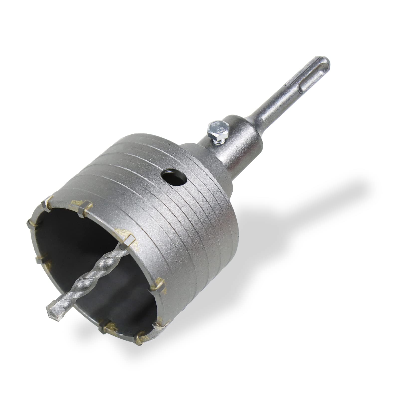 CCLIFE Bohrkrone 50-100 mm steckdosenbohrer beton mit SDS plus Adapter Bohrkrone Steckdose für Mauerwerk und Beton