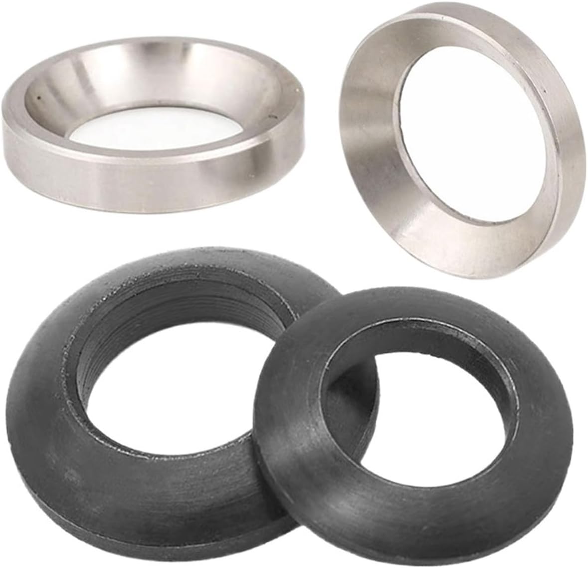 Countersunk Washer M6 M8 M10 M12 M16 M20 M24 Stainless Steel Gasket Conical Solid Spherical Concave Convex Cone Washer (Color : SS, Size : Spherical M10 10Pcs)