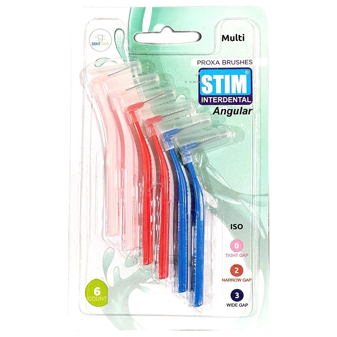 DR. Dentaids Stim Multi Proxa L-Angular Interdental ToothBrush (Set Of 6) dental floss (B09K486G3P) Amazon Price History, Amazon Price Tracker