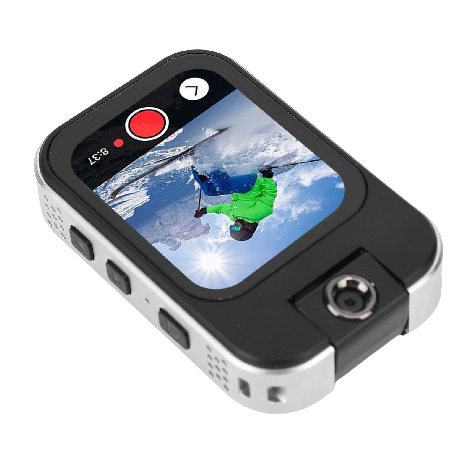 Topiky Lettore MP3 Bluetooth con Touch Screen HD da 2,02 Pollici, Clip | Lettore musicale portatile con altoparlante, fotocamera digitale, registratore vocale, per la corsa in palestra
