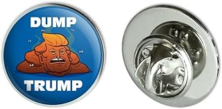 Dump Donald Trump with Poop Metal 0.75