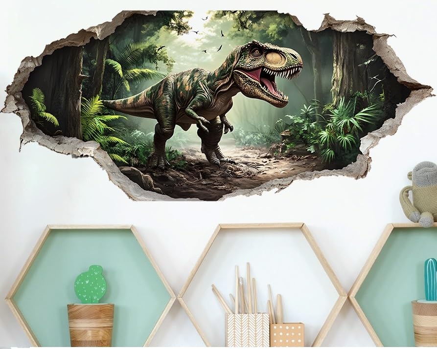 COVPAW 3D Weltall Bodenaufkleber, Wandtattoo, Galaxie Wandau