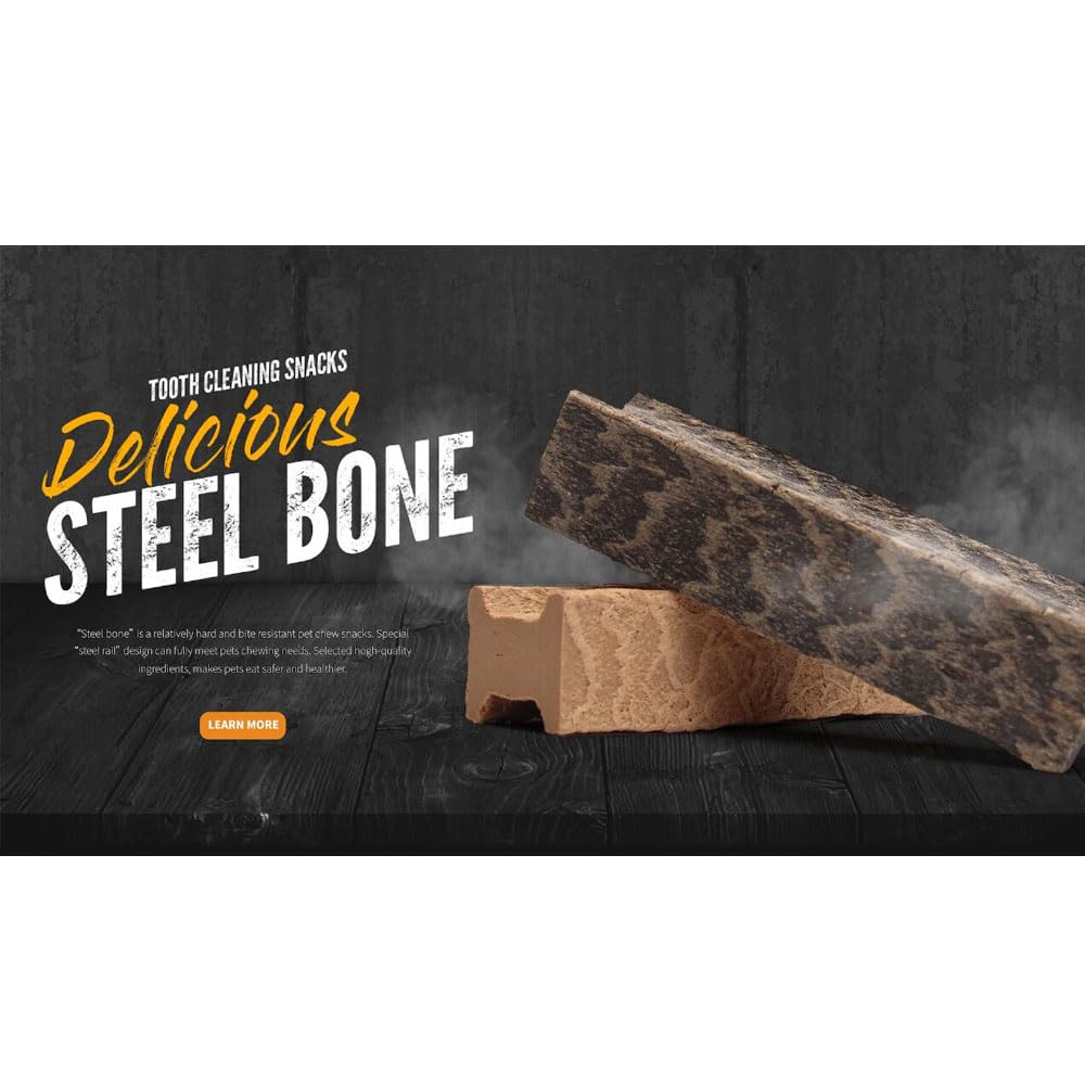 Amazon | 【犬用 おやつ】STEEL BONE スチールボーン MINI 14g 16本
