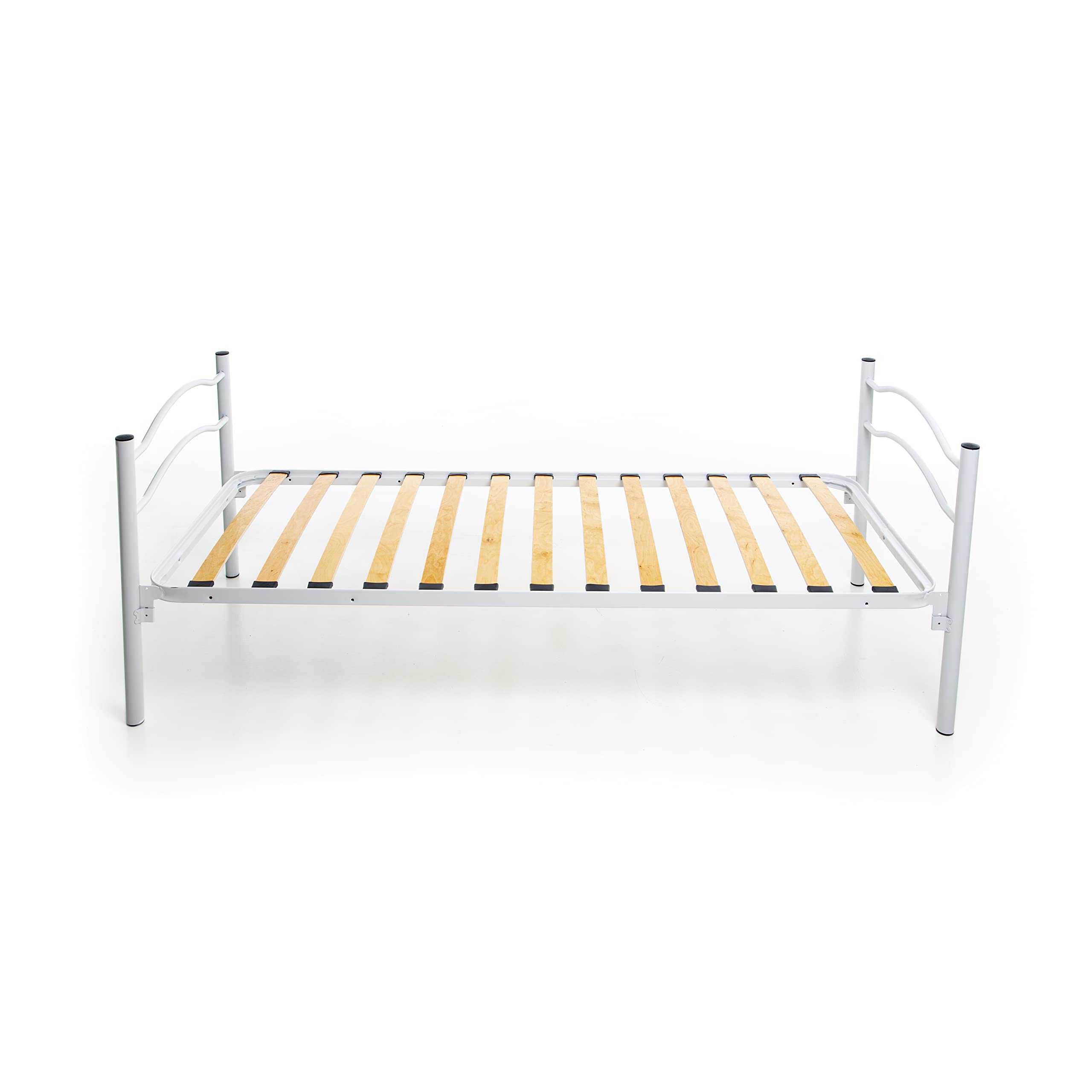 DOLCI SOGNI Letto Singolo 80x190 con Rete a doghe Ortopedica Completo di Testata e pediera