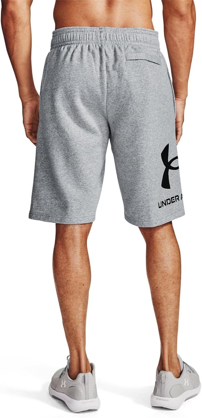 Under Armour Men's Rival Fleece Big Logo Shorts - Image 4
