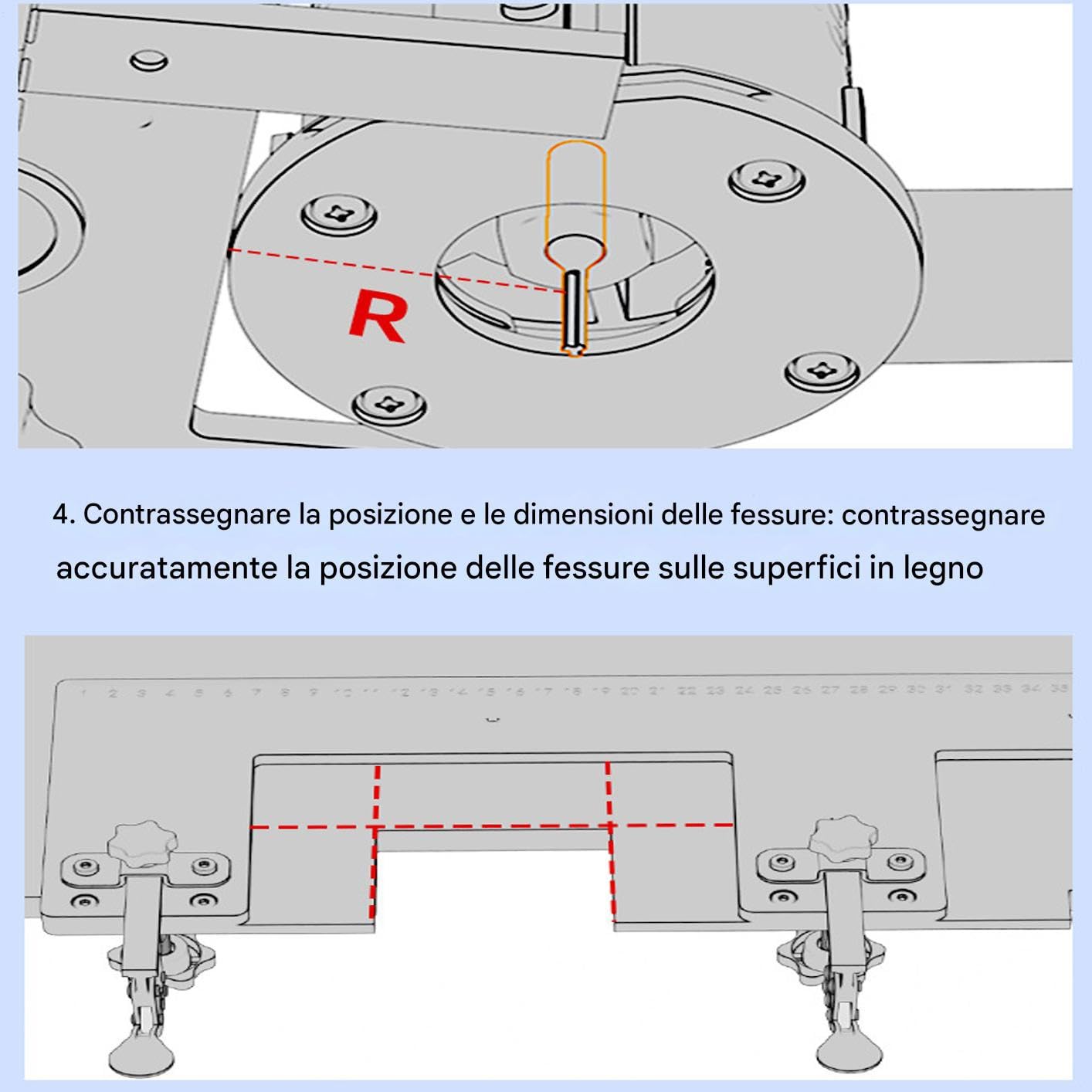 Utensile Per Scanalature Antiscivolo | Di Lavorazione Del Legno Da Officina Domestica Per Professionisti Falegnami Appassionati Del Fai Da Te E Contraenti