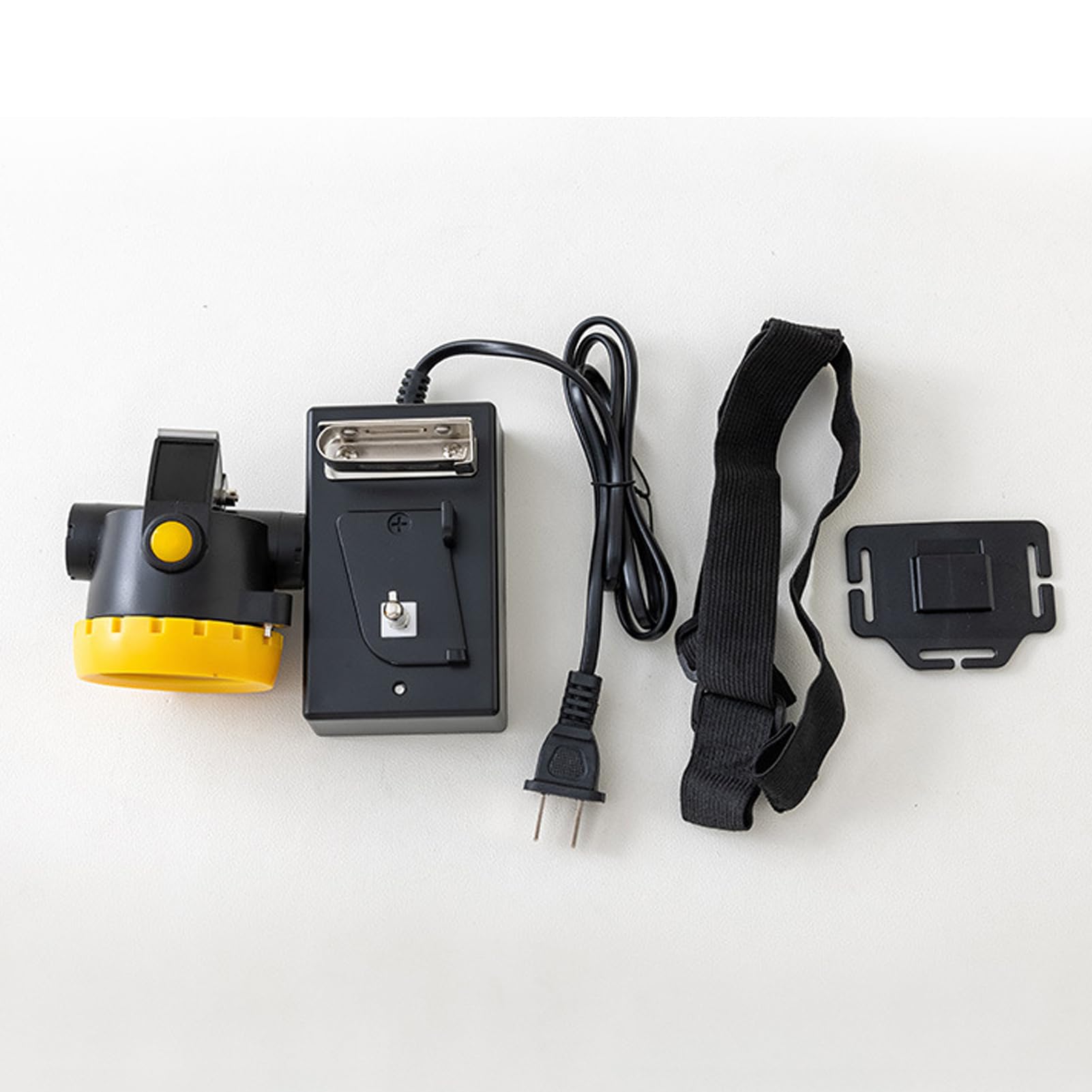 Lampe Frontale De SéCurité pour Mineurs, AntidéFlagrante, éTanche, Rechargeable, pour Casque De Chantier (Jaune)