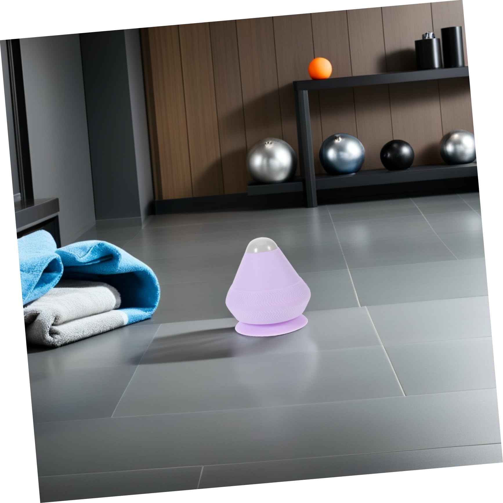 Eléctrico de Fascia con y Calor Bola para Liberación Profunda de Muscular Cuello Hombros y Espalda Herramienta Portátil para Yoga y Fitness Color Púrpura