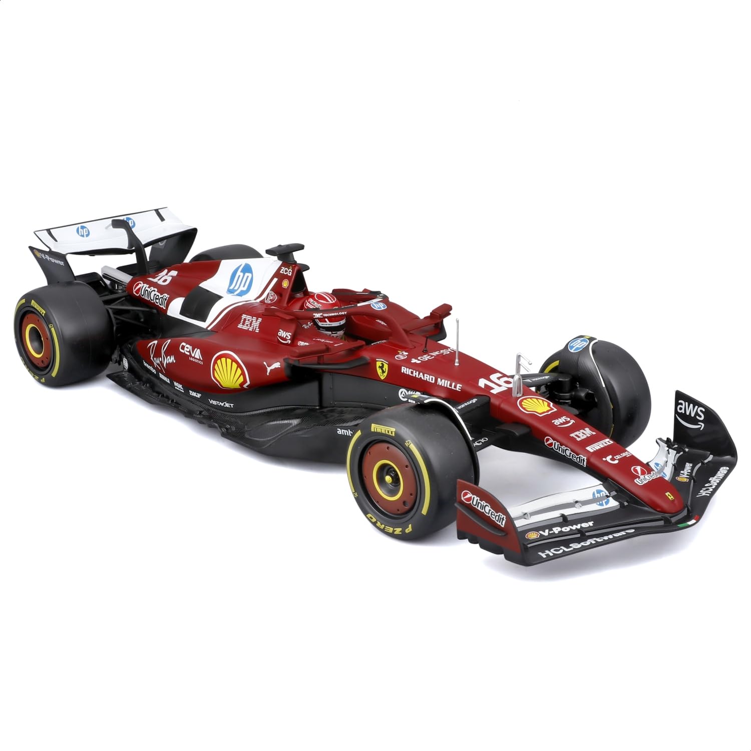 Amazon.co.jp: Bburago 2025年モデル 1/18 F1 フェラーリ SF-25#16