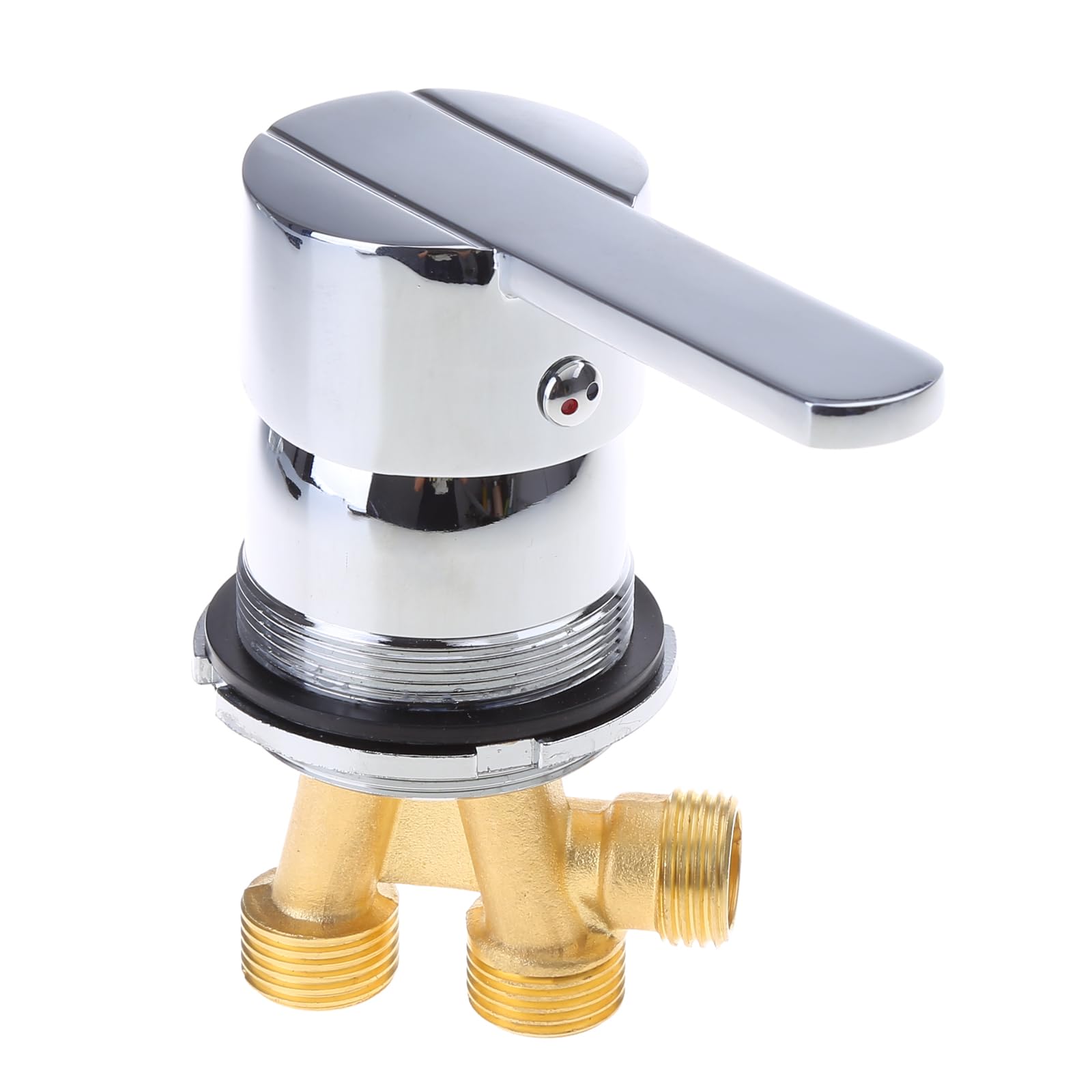 Msioytog F 1/2" Tub Aucets Valves Easily Switches Between Hot Cold Water Shower Bathtub Aucets Switches Mixers Valves Hot And Cold Water Bathroom Tap