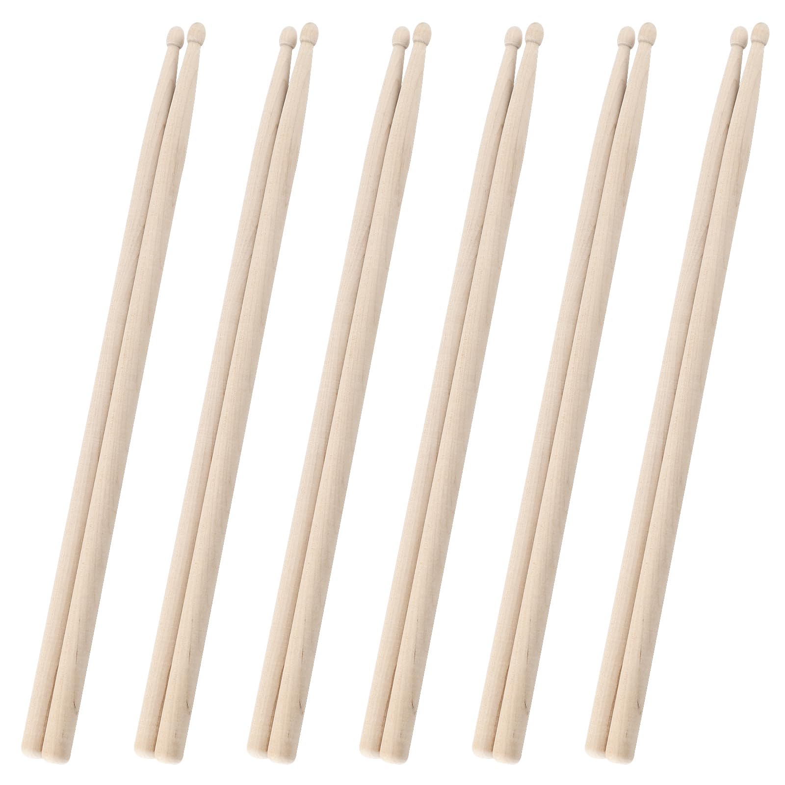 CHUIFAI 6 works of Drumsticks 5A, Classic Maple Wood Drumsticks