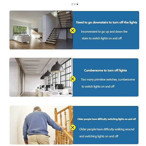 Miniatura 6 de QIACHIP Adaptador de enchufe de luz de control remoto E26 E27, soporte de luz inteligente ZigBee compatible con control de voz Alexa Echo, requiere
