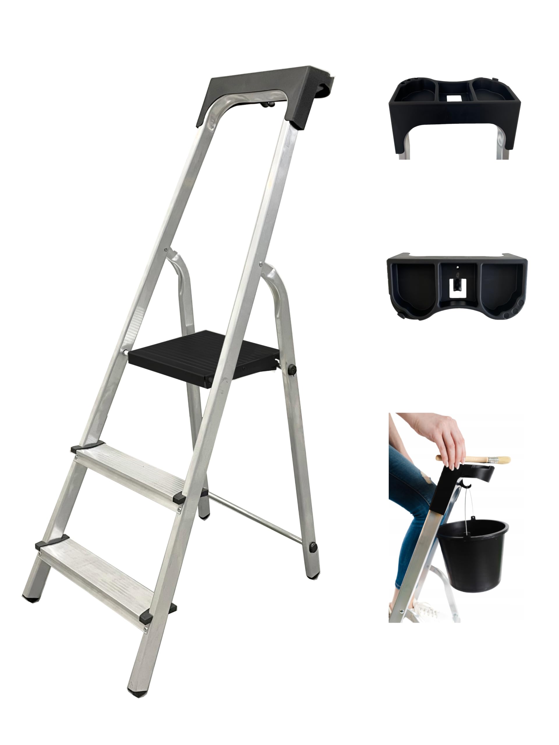 Aluminium Step Ladder 125KG (3 Tread)