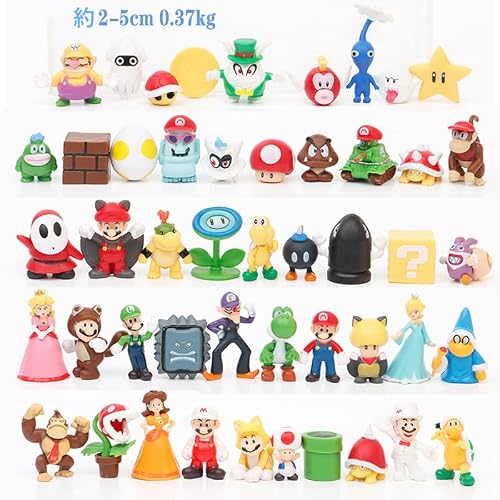 スーパーマリオ アクションフィギュア 5cm 48個セット 3D立