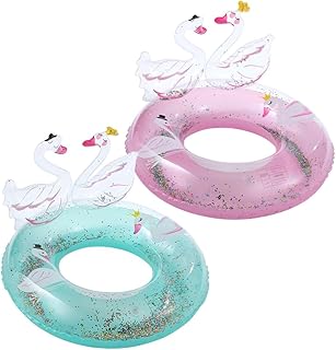 Amosfun 1 Peça Anel De Natação Cisne Anel De Natação Inflável Anel De Banho Anel De Natação Para Bebê Engrossado Pvc Boia Salva-Vidas Bonito Anel De Natação Infantil Anel De Natação