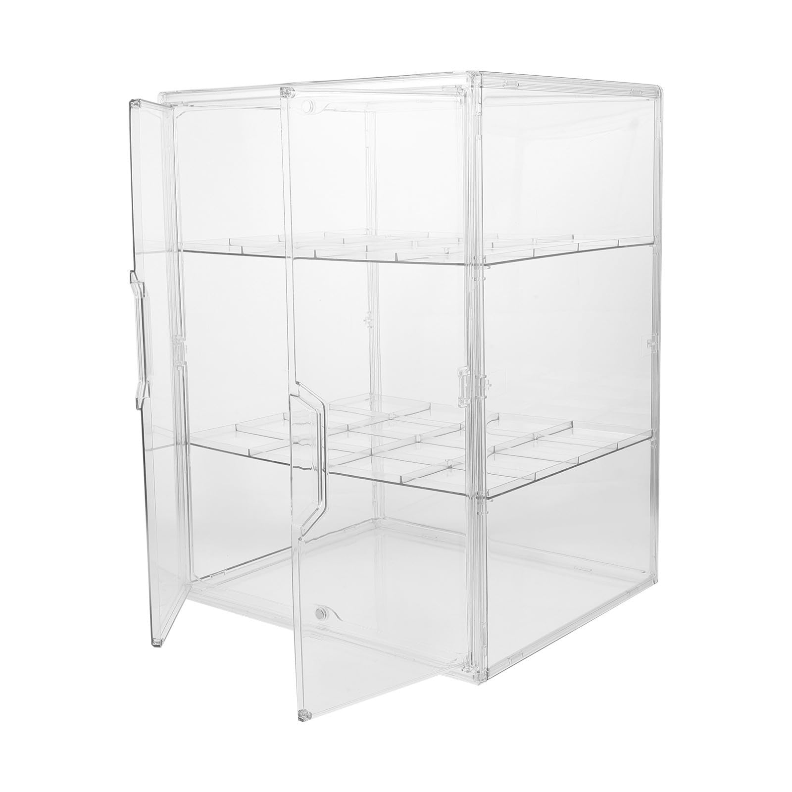 Ciieeo Babyflaschen Aufbewahrungsbox aus Kunststoff mit Flexiblem Aufbau und Abnehmbarem Trenner 4 lagiger Flaschenschrank für Küchenarbeitsplatten und Stillzubehör