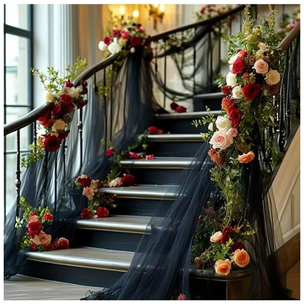 Tissu drapé de mariage en voilage tulle de qualité supérieure pour plafond
