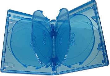 Viva Elite Hold 8 Discs Blu-ray Replacement Case 5 Pack 8 Tray