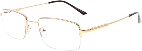 Vista 50 de BFOCO Gafas de lectura progresivas para mujeres y hombres, lentes de bloqueo de luz azul multienfoque con lectores de bisagra de resorte