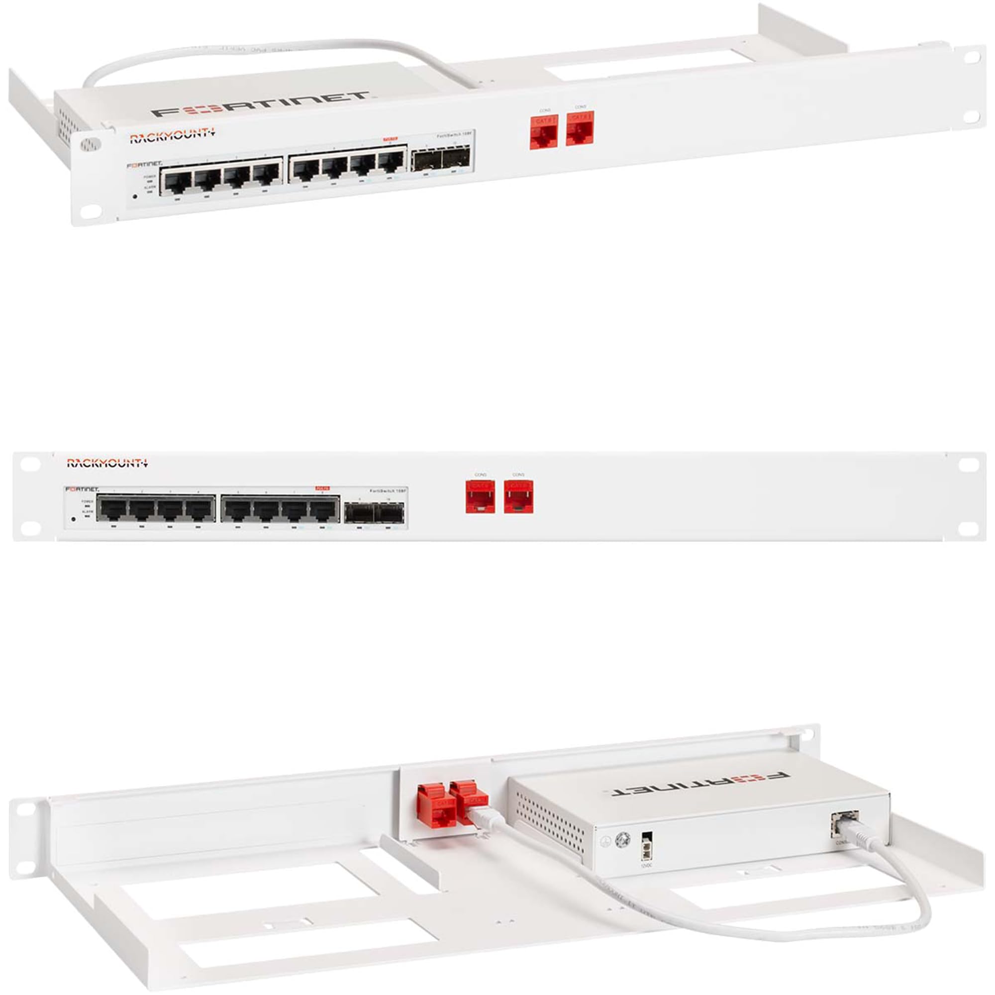 Amazon | Rackmount.IT ラックマウントキット Fortinet FortiSwitch