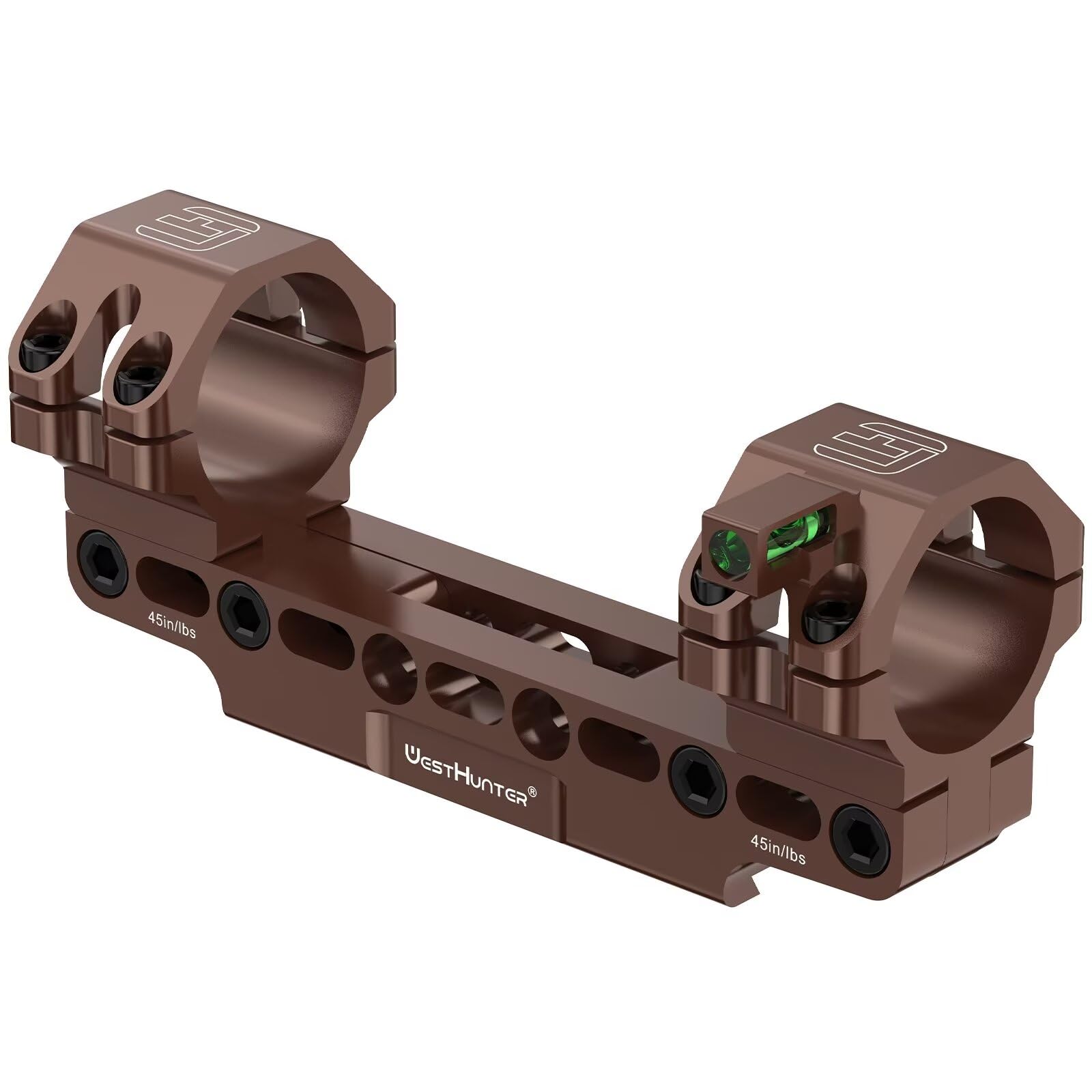 WestHunter Optics Precision WH304 Dovetail Scope Mount, Exclusiva para Competencias Deportivas | Brown