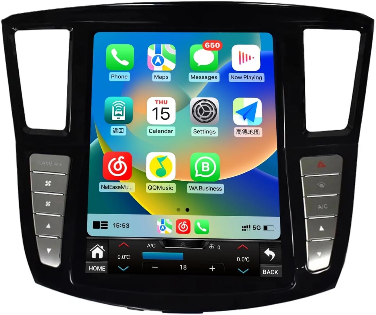 12.1 inch Car Radio for Infiniti QX60 2016 to 2020 Year, 128 GB Auto Multimedia Touch Screen Support DSP, GPS Navigation, 4G, CarPlay 12.1 inch Car Radio for Infiniti QX60 2016 to 2020 Year, 128 GB Auto Multimedia Touch Screen Support DSP, GPS Navigation, 4G, CarPlay