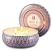 Onlywax Scented Candles Soy Wax 3 Wick Tin Jar, 70 Hour Burn 13.5oz, Outdoor and Indoor,Lilac