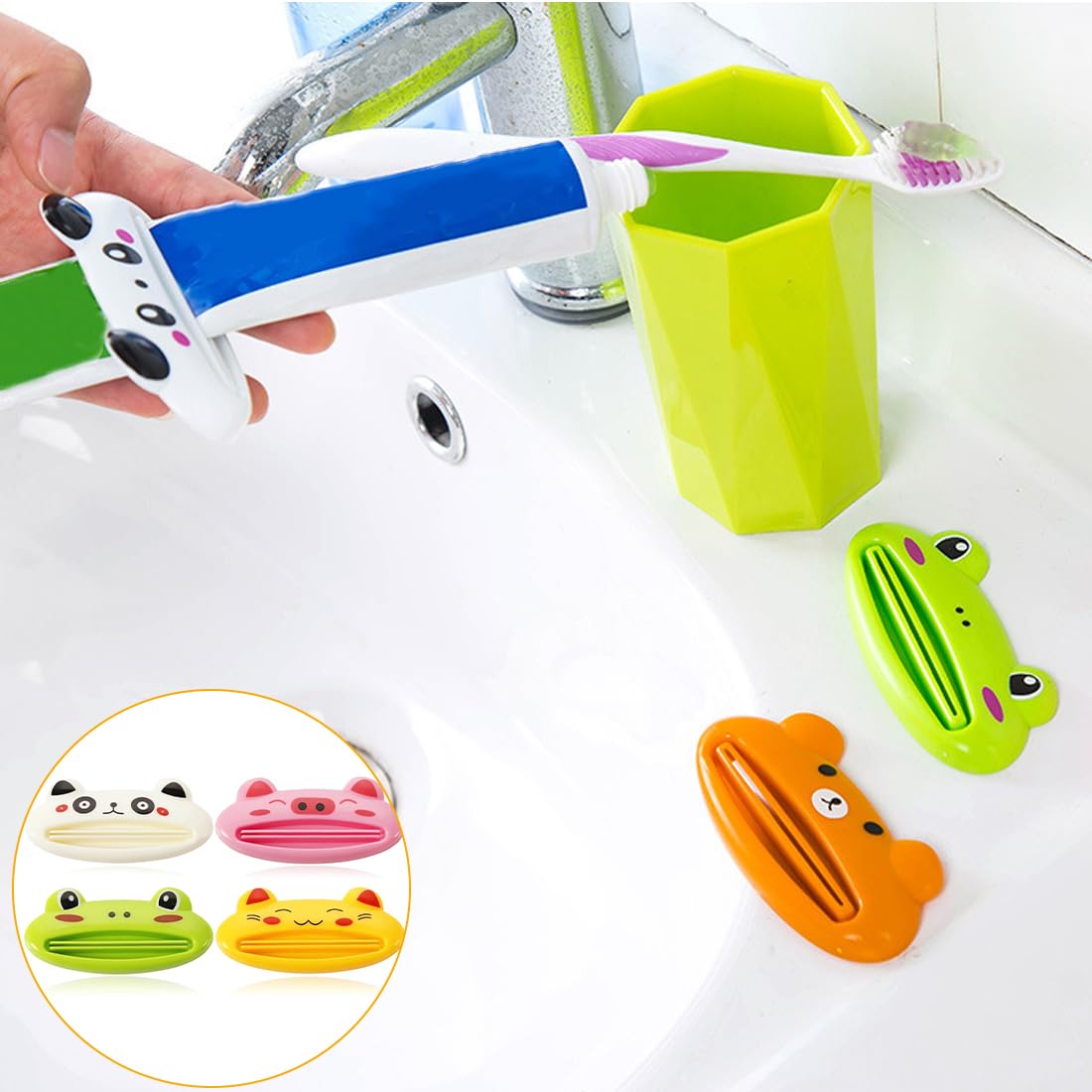 Spremi Tubetto Per Dentifricio E Creme - 8 Pezzi Multicolore, Risparmio E Zero Sprechi - Foto 8