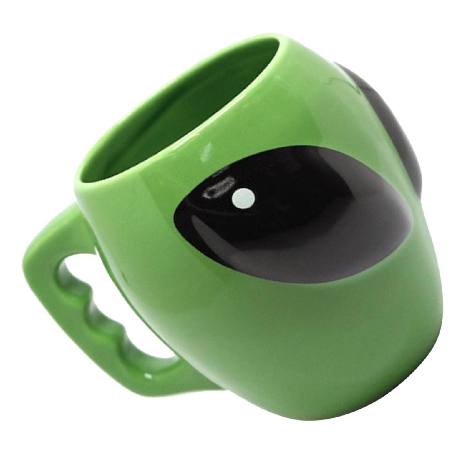 Artibetter Tazza in Ceramica da Caffè e Tè Multifunzione Resistente all'Usura Manico Curvo Ergonomico per Uso Quotidiano in Ufficio e Casa Design 3D Decorativo