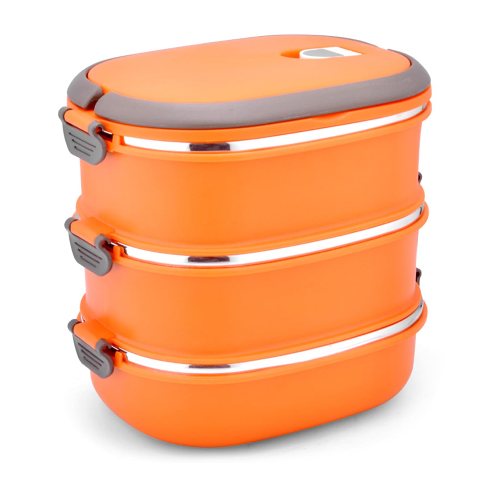 Buxuaaaa Many Compartment Stainles Steel Bentos Boxs Spill Proof Seal Large Capacity Lunch Vehicle for Adults Stainles Steel Lunch Boxs Large Capacity