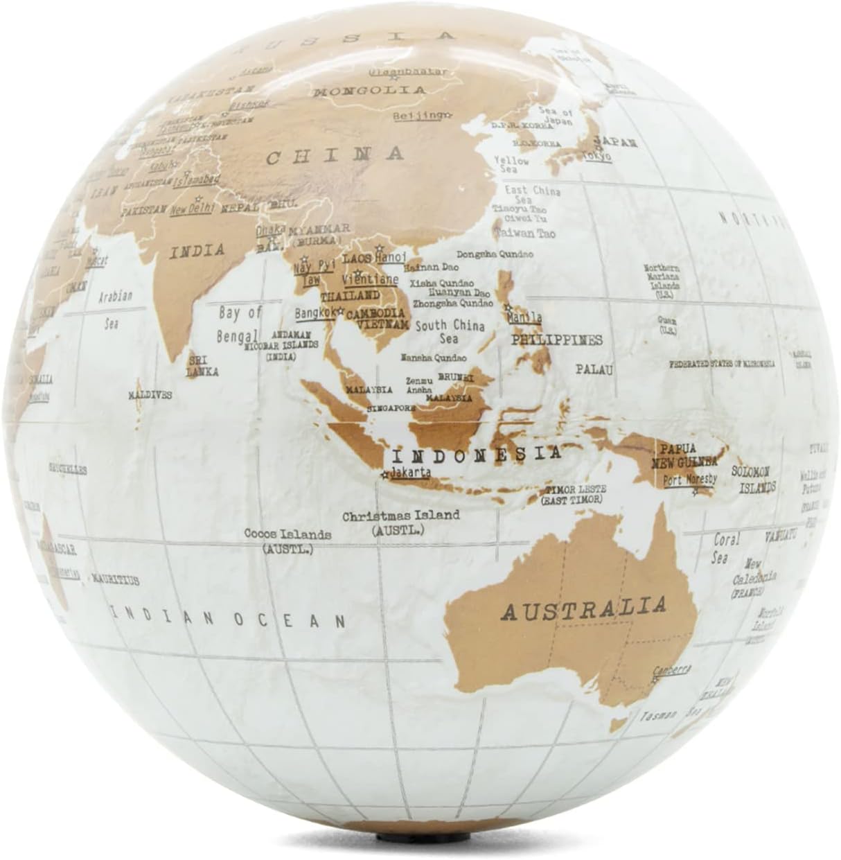 Revolving Globe - Self Rotating Map Of The World - Spinning Earth Globe - Cool Office Desk Accessories
