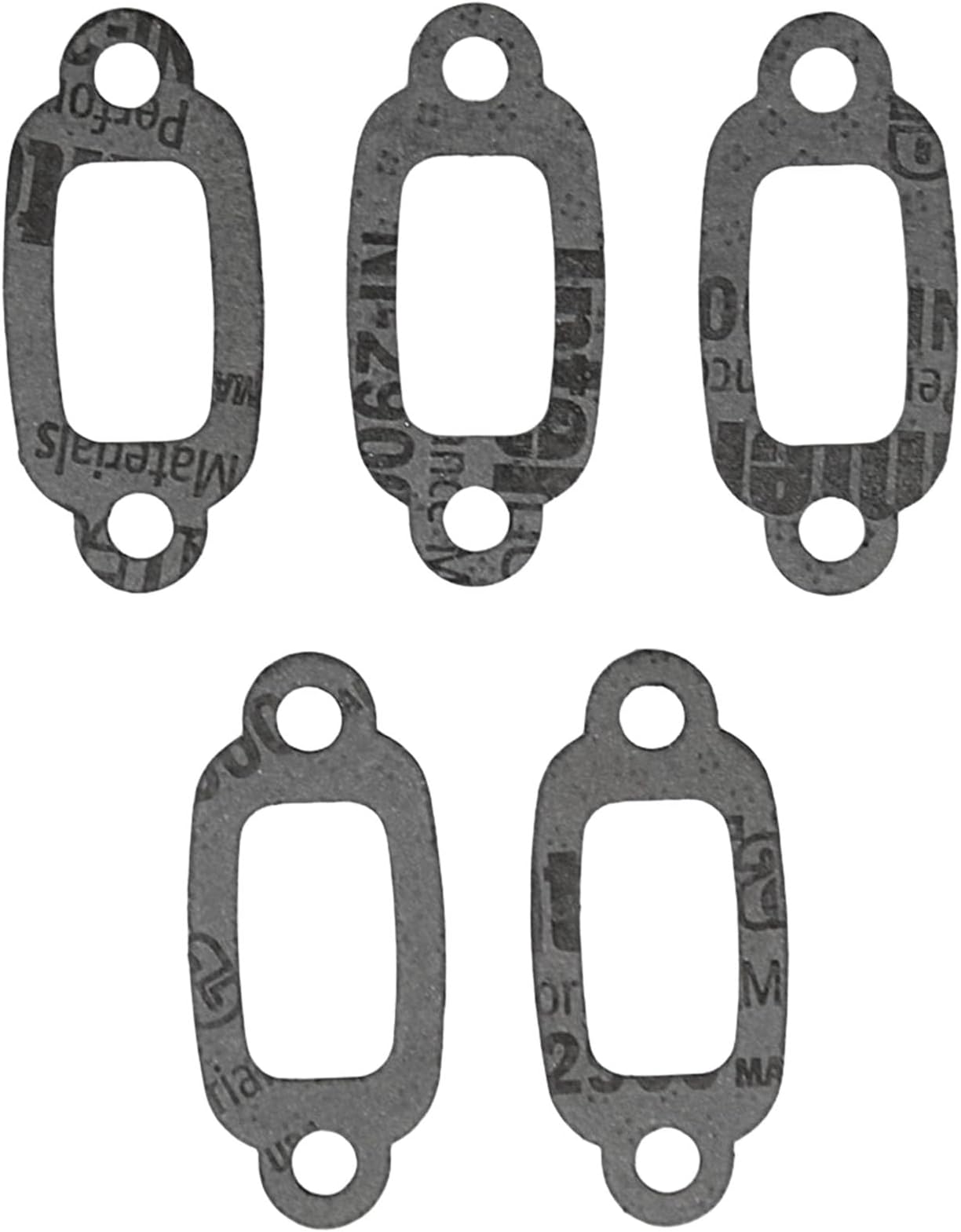 FLMLF Gasket for Exhaust Pipe Fit 23CC 26CC 29CC 30.5CC 32CC 35CC 36CC 1/5 RC Car Engine for 1/5 RC HPI Baja 5B 5T 5SC Redcat HSP FG Buggy (5Pcs)