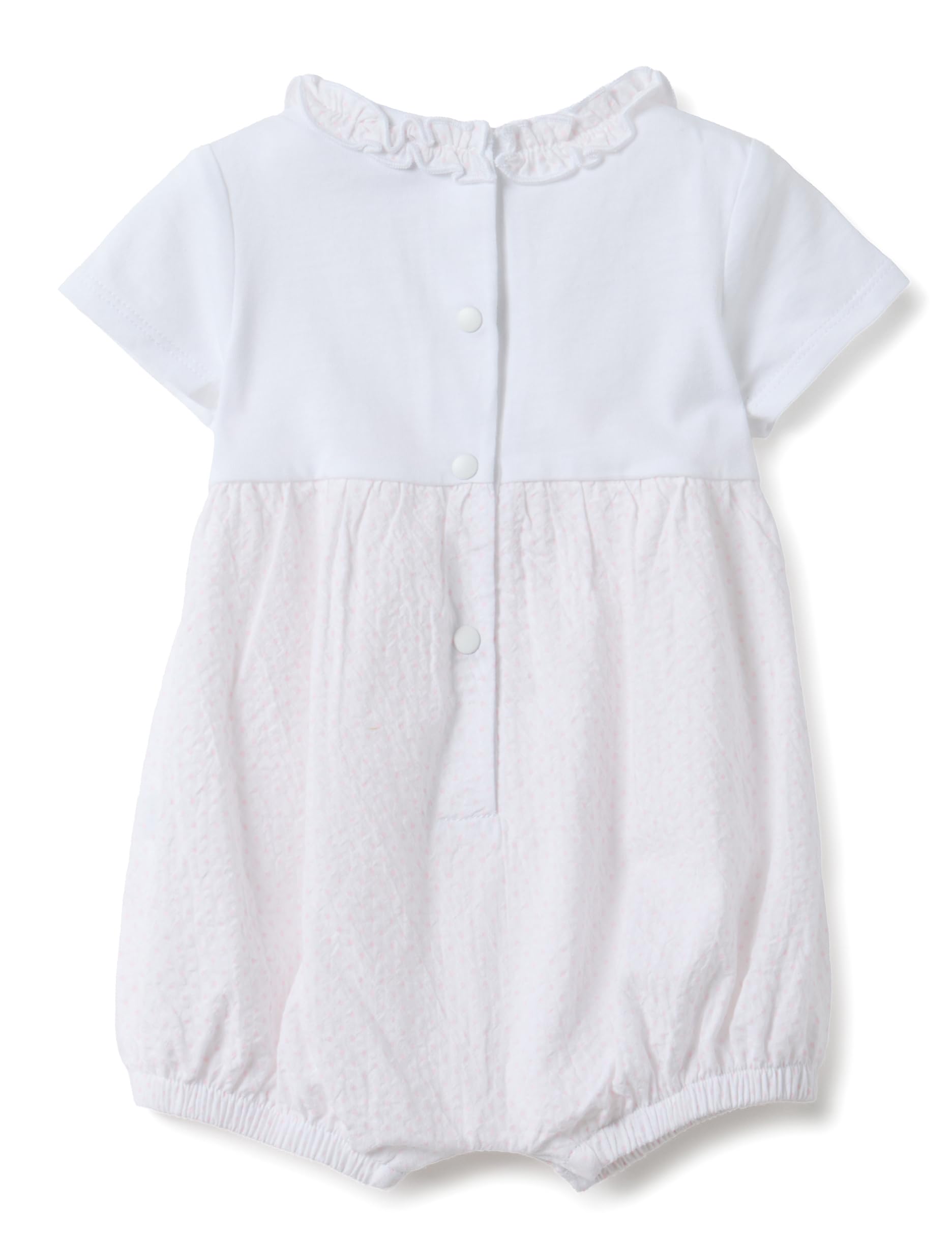 OVS KIDS Pagliaccetto in puro cotone multicolor da neonata con collo a volant
