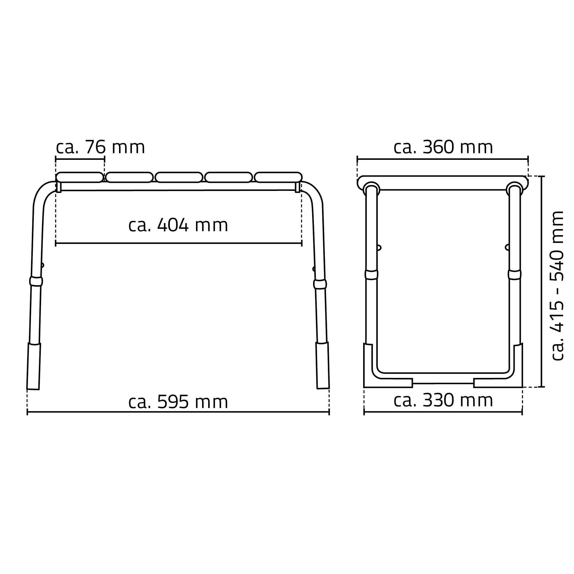 RIDDER- Badhocker Pro, weiß. Der Bad- Hocker ist in 5 Stufen höhenverstellbar, von ca. 41,5cm - 54cm.Belastbarkeit von bis zu 130 kg, Natur, ca. 59,5x36x41,5-54 cm