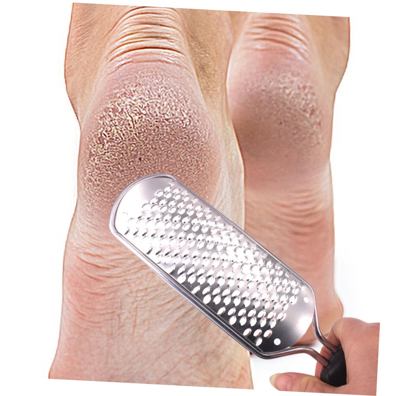 DEARMAMY 2Pcs Foot Grinders Practical Tools for Home Use Reusable Removers with Coarse and Fine Grinding Surfaces for Exfoliating Dead Skin and Softening Feet