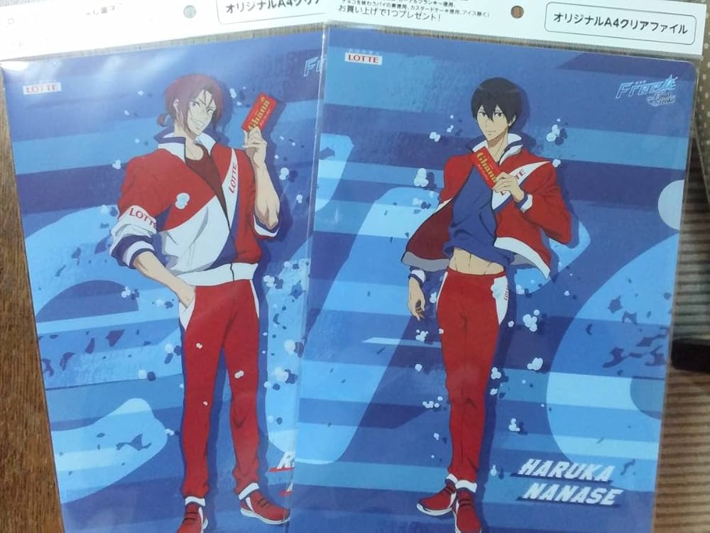 Amazon.co.jp: ×Free クリアファイル 2種セット 七瀬遙 松岡凛