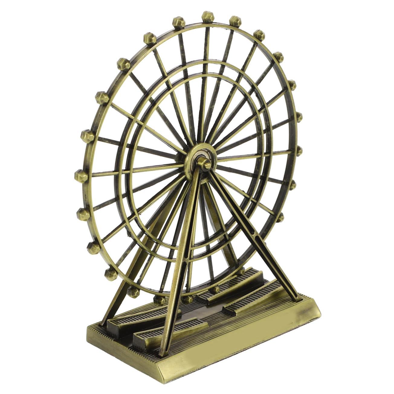 Decoración de rueda de hierro RORPOIR, adorno artesanal para regalo