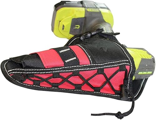 Miniatura 7 de Bolsa de taladro para taladro, bolsa de cintura para herramientas eléctricas, bolsa de cintura para herramientas eléctricas multifuncionales, para