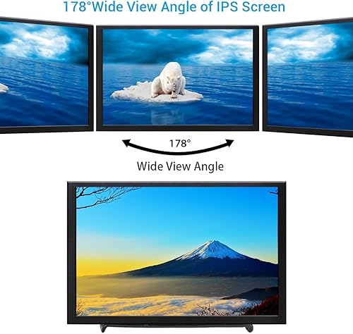 Miniatura 2 de ELECROW 8" Portable Monitor, 1280x800 Mini Non-Touch Capacitive Monitor with HD Port Compatible with Raspberry Pi, LCD Display Built-in Dual