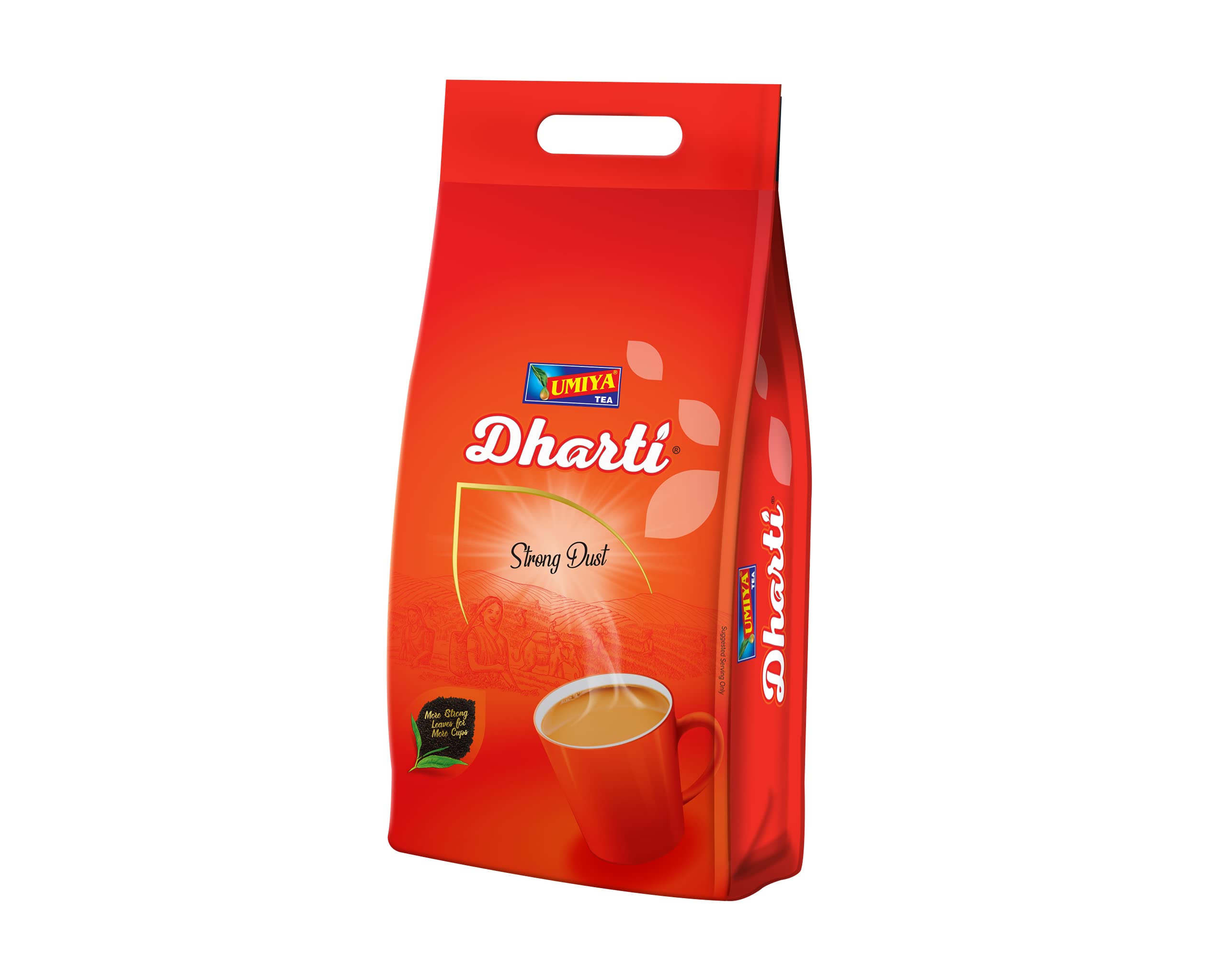 Umiya Tea Dharti Strong Dust 1 Kg Strong blend Refreshing All Natural Ingredients No Preservatives Good In Taste