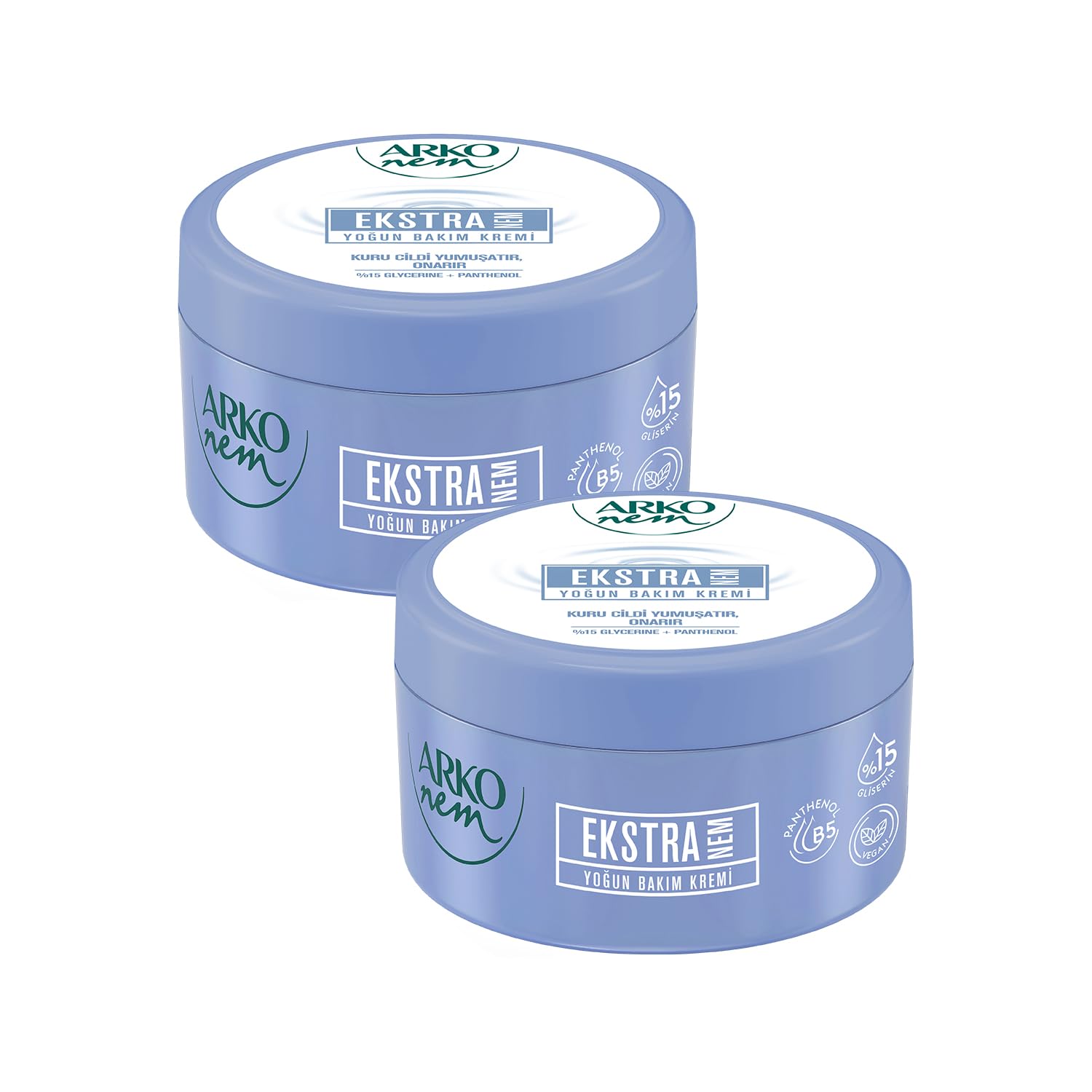 Arko Nem Yoğun Bakım Kremi Ekstra Nemlendirici 2x250 Ml