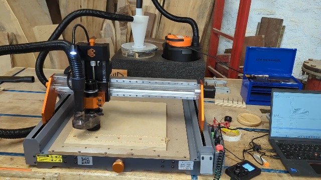 WIZMAKER CNC Vacuum Cleaner with Dust Boot and Secondary