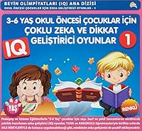 3-6 Yas Okul oncesi cocuklar icin coklu Zeka ve Dikkat Gelistirici Oyunlar 1 605544884X Book Cover